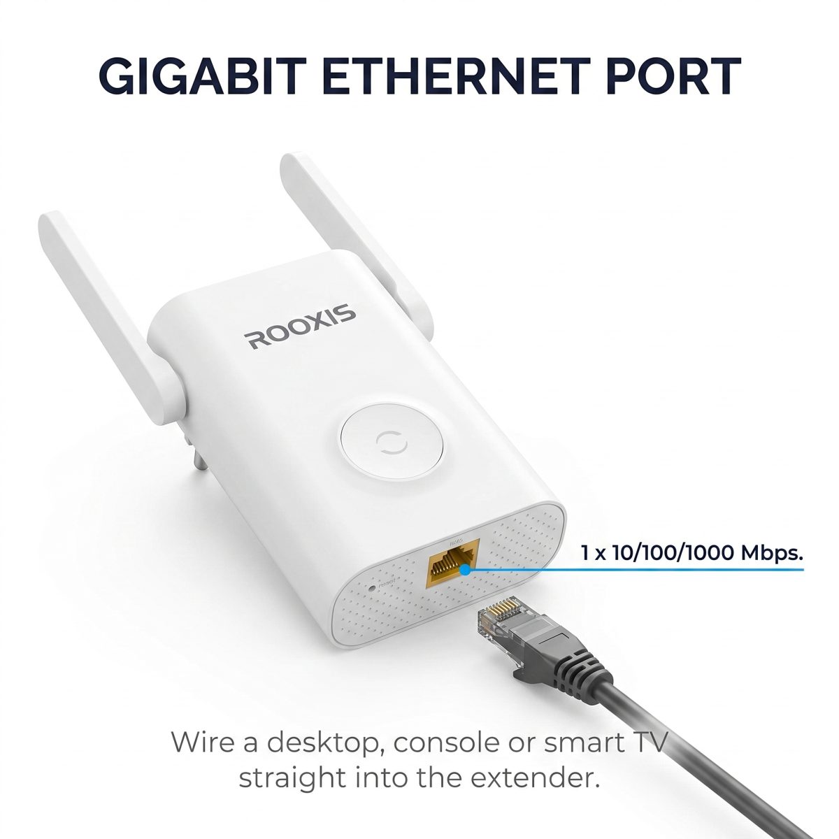ROOXIS AX1800 WiFi 6 Extender Signal Booster – image 5 of 9